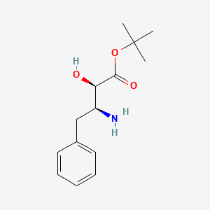 (2R,3S)-TERT-BUTYL 3-AMINO-2-HYDROXY-4-PHENYLBUTANOATE structure, CAS 119626-06-1