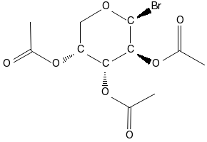 (2R,3S,4R,5R)-2-BROMOTETRAHYDRO-2H-PYRAN-3,4,5-TRIYL TRIACETATE structure, CAS 113889-50-2