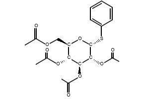 (2R,3S,4S,5R,6R)-2-(ACETOXYMETHYL)-6-(4-NITROPHENOXY)TETRAHYDRO-2H-PYRAN-3,4,5-TRIYL TRIACETATE structure, CAS 17042-39-6