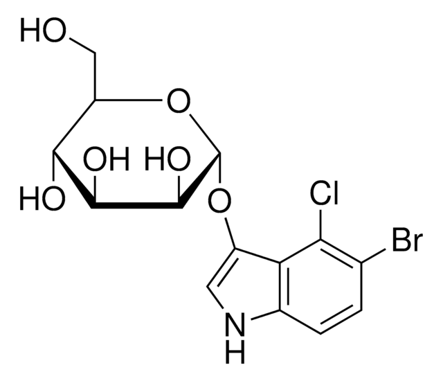 (2R,3S,4S,5S,6R)-2-((5-BROMO-4-CHLORO-1H-INDOL-3-YL)OXY)-6-(HYDROXYMETHYL)TETRAHYDRO-2H-PYRAN-3,4,5-TRIOL structure, CAS 125229-64-3