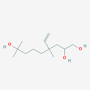 (2R,4R)-4,8-DIMETHYL-4-VINYLNONANE-1,2,8-TRIOL structure, CAS 130703-28-5