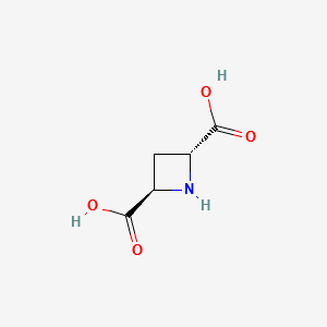 (2R,4R)-AZETIDINE-2,4-DICARBOXYLIC ACID structure, CAS 161596-63-0