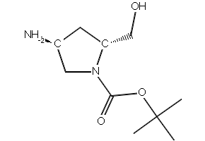 (2R,4S)-1-BOC-2-HYDROXYMETHYL-4-AMINOPYRROLIDINE HYDROCHLORIDE structure, CAS 179472-26-5