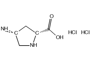 (2R,4S)-4-AMINOPYRROLIDINE-2-CARBOXYLIC ACID DIHYDROCHLORIDE structure, CAS 263407-17-6