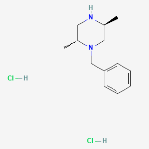 (2R,5S)-1-BENZYL-2,5-DIMETHYLPIPERAZINE DIHYDROCHLORIDE structure, CAS 198896-00-3