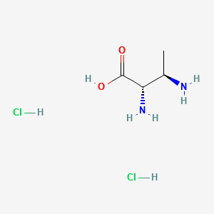 (2S,3R)-2,3-DIAMINOBUTANOIC ACID DIHYDROCHLORIDE structure, CAS 215652-51-0