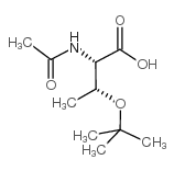 (2S,3R)-2-ACETAMIDO-3-(TERT-BUTOXY)BUTANOIC ACID structure, CAS 163277-80-3