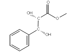(2S,3R)-METHYL 2,3-DIHYDROXY-3-PHENYLPROPANOATE structure, CAS 124649-67-8