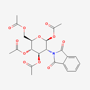 (2S,3R,4R,5S,6R)-6-(ACETOXYMETHYL)-3-(1,3-DIOXOISOINDOLIN-2-YL)TETRAHYDRO-2H-PYRAN-2,4,5-TRIYL TRIACETATE structure, CAS 10022-13-6