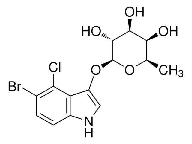 (2S,3R,4S,5R,6R)-2-((5-BROMO-4-CHLORO-1H-INDOL-3-YL)OXY)-6-METHYLTETRAHYDRO-2H-PYRAN-3,4,5-TRIOL structure, CAS 17016-46-5