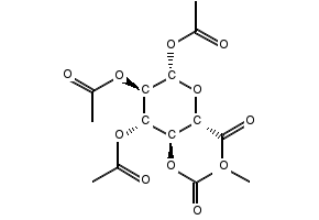 (2S,3R,4S,5S,6S)-6-(METHOXYCARBONYL)TETRAHYDRO-2H-PYRAN-2,3,4,5-TETRAYL TETRAACETATE structure, CAS 7355-18-2