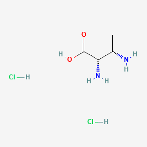 (2S,3S)-2,3-DIAMINOBUTANOIC ACID DIHYDROCHLORIDE structure, CAS 121054-30-6