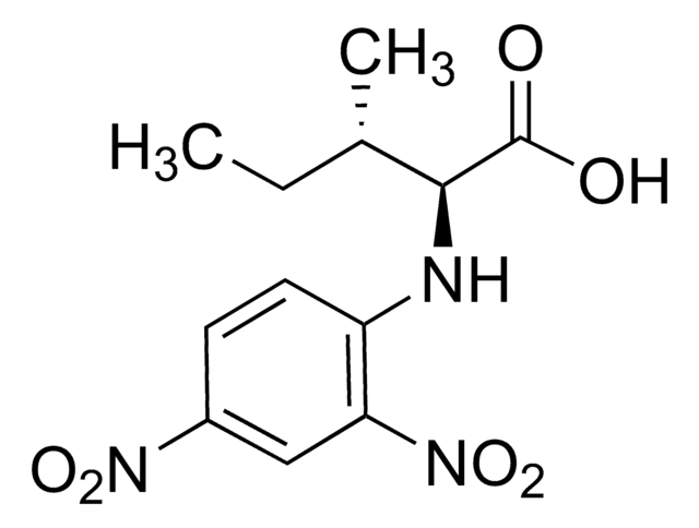 (2S,3S)-2-((2,4-DINITROPHENYL)AMINO)-3-METHYLPENTANOIC ACID structure, CAS 1655-56-7