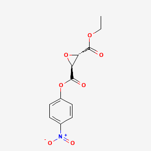 (2S,3S)-2-ETHYL 3-(4-NITROPHENYL) OXIRANE-2,3-DICARBOXYLATE structure, CAS 100464-19-5