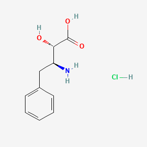 (2S,3S)-3-AMINO-2-HYDROXY-4-PHENYLBUTANOIC ACID HYDROCHLORIDE structure, CAS 129593-20-0