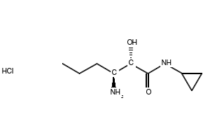 (2S,3S)-3-AMINO-N-CYCLOPROPYL-2-HYDROXYHEXANAMIDE HYDROCHLORIDE structure, CAS 944716-73-8