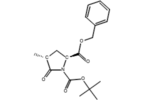 (2S,4R)-1-TERT-BUTYL 2-METHYL 4-HYDROXY-5-OXOPYRROLIDINE-1,2-DICARBOXYLATE structure, CAS 367966-41-4