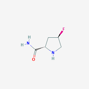 (2S,4R)-4-FLUOROPYRROLIDINE-2-CARBOXAMIDE structure, CAS 851509-26-7