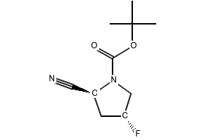 (2S,4R)-TERT-BUTYL 2-CYANO-4-FLUOROPYRROLIDINE-1-CARBOXYLATE structure, CAS 1330286-47-9