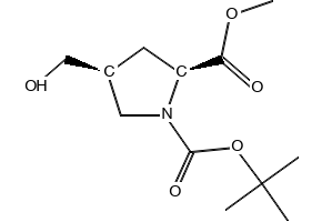 (2S,4S)-1-TERT-BUTYL 2-METHYL 4-(BENZOYLOXY)PYRROLIDINE-1,2-DICARBOXYLATE structure, CAS 121147-94-2