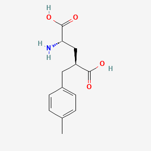 (2S,4S)-2-AMINO-4-(4-METHYLBENZYL)PENTANEDIOIC ACID structure, CAS 169338-17-4