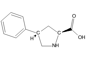(2S,4S)-4-PHENYLPYRROLIDINE-2-CARBOXYLIC ACID structure, CAS 96314-26-0