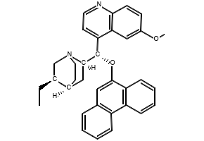 (2S,4S,5R)-5-ETHYL-2-((R)-(6-METHOXYQUINOLIN-4-YL)(PHENANTHREN-9-YLOXY)METHYL)QUINUCLIDINE structure, CAS 135096-78-5
