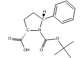 (2S,5R)-1-(TERT-BUTOXYCARBONYL)-5-TERT-BUTYLPYRROLIDINE-2-CARBOXYLICACID structure, CAS 185142-15-8