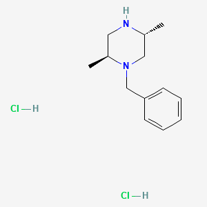 (2S,5R)-1-BENZYL-2,5-DIMETHYLPIPERAZINE DIHYDROCHLORIDE structure, CAS 260254-80-6
