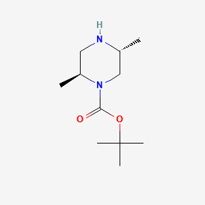 (2S,5R)-1-BOC-2,5-DIMETHYLPIPERAZINE HYDROCHLORIDE structure, CAS 548762-66-9