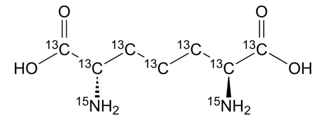 (2S,6S)-2,6-DIAMINOHEPTANEDIOIC ACID structure, CAS 14289-34-0
