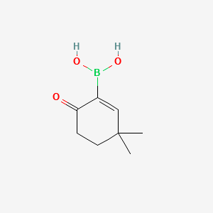(3,3-DIMETHYL-6-OXOCYCLOHEX-1-EN-1-YL)BORONIC ACID structure, CAS 221006-68-4