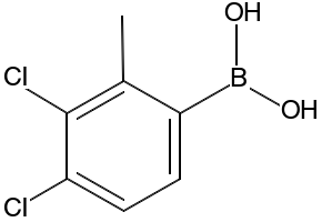 (3,4-DICHLORO-2-METHYLPHENYL)BORONIC ACID structure, CAS 957035-17-5