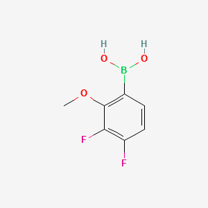 (3,4-DIFLUORO-2-METHOXYPHENYL)BORONIC ACID structure, CAS 905583-06-4