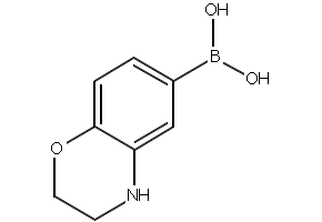 (3,4-DIHYDRO-2H-BENZO[B][1,4]OXAZIN-6-YL)BORONIC ACID structure, CAS 338454-17-4