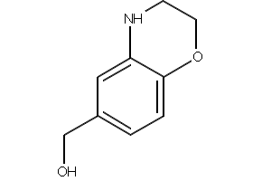 (3,4-DIHYDRO-2H-BENZO[B][1,4]OXAZIN-6-YL)METHANOL structure, CAS 915160-96-2