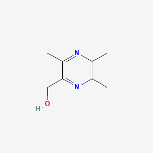 (3,5,6-TRIMETHYLPYRAZIN-2-YL)METHANOL structure, CAS 75907-74-3