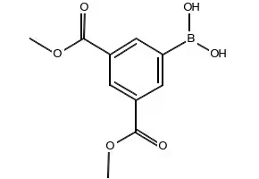 (3,5-BIS(METHOXYCARBONYL)PHENYL)BORONIC ACID structure, CAS 177735-55-6