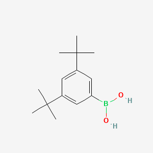 (3,5-DI-TERT-BUTYLPHENYL)BORONIC ACID structure, CAS 197223-39-5