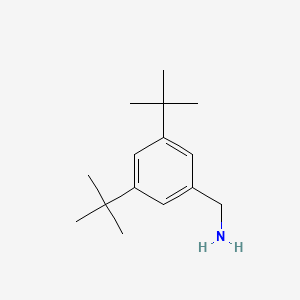 (3,5-DI-TERT-BUTYLPHENYL)METHANAMINE structure, CAS 139693-30-4