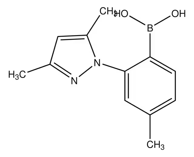 (3,5-DICHLORO-2-METHYLPHENYL)BORONIC ACID structure, CAS 957120-97-7