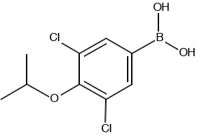 (3,5-DICHLORO-4-ISOPROPOXYPHENYL)BORONIC ACID structure, CAS 1218790-62-5