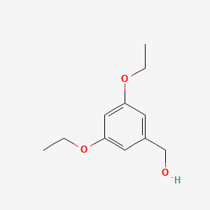 (3,5-DIETHOXYPHENYL)METHANOL structure, CAS 198623-56-2