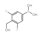 (3,5-DIFLUORO-4-(HYDROXYMETHYL)PHENYL)BORONIC ACID structure, CAS 917969-79-0