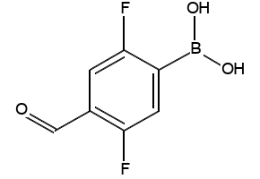 (3,5-DIFLUORO-4-FORMYLPHENYL)BORONIC ACID structure, CAS 870718-11-9