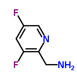 (3,5-DIFLUOROPYRIDIN-2-YL)METHANAMINE structure, CAS 771574-56-2