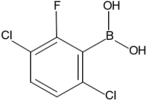 (3,6-DIBROMO-2-FLUOROPHENYL)BORONIC ACID structure, CAS 870778-92-0