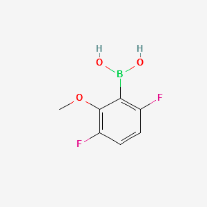 (3,6-DIFLUORO-2-METHOXYPHENYL)BORONIC ACID structure, CAS 919355-30-9