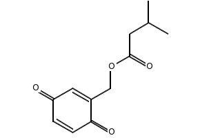 (3,6-DIOXOCYCLOHEXA-1,4-DIEN-1-YL)METHYL 3-METHYLBUTANOATE structure, CAS 849762-24-9