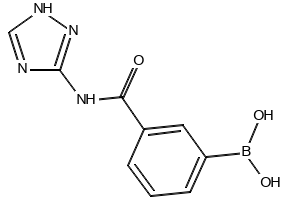 (3-((1H-1,2,4-TRIAZOL-3-YL)CARBAMOYL)PHENYL)BORONIC ACID structure, CAS 871333-05-0
